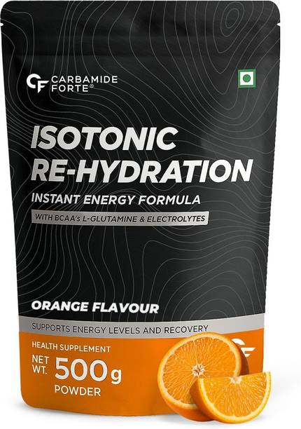 CARBAMIDE FORTE Isotonic Energy Drink Powder with added BCAA & Glutamine, Pre Workout Supplement Pre Workout