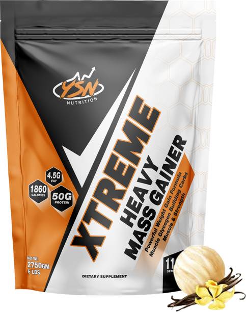 YSN NUTRITION Xtreme Mass Gainer (High Protein Weight Gainer) 6LBS Weight Gainers/Mass Gainers