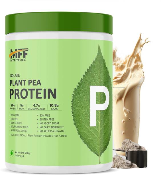 MyFitFuel MFF Plant Pea Protein Isolate 500 g (Unflavored) Plant-Based Protein