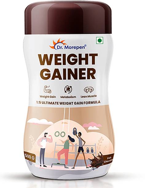 Dr. Morepen High Protein Gainer with 1:5 Real Weight Gain Formula Weight Gainers/Mass Gainers