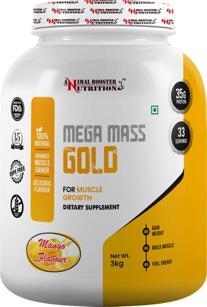 Animal Booster Nutrition Animal Booster Mega Mass Gold Weight Gainers/Mass Gainers