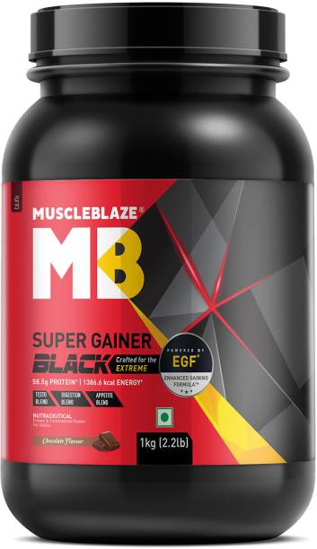 MUSCLEBLAZE Super Black with EGF™, for Muscle Weight Gainers/Mass Gainers