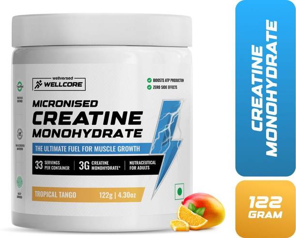 Wellcore Micronised Creatine Monohydrate | Lab Tested | Enhanced Absorption | 100% Pure Creatine