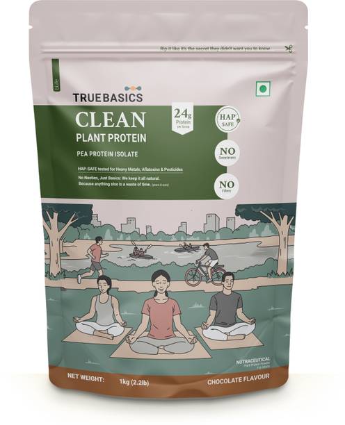 TrueBasics Clean Plant Protein Powder Pea Protein Isolate Plant-Based Protein
