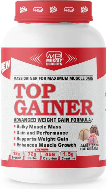 MB MUSCLE BUILDER'S Top Gainer For Bulk Mass Gain & Support Weight Gain With Rapid Muscle Growth. Weight Gainers/Mass Gainers