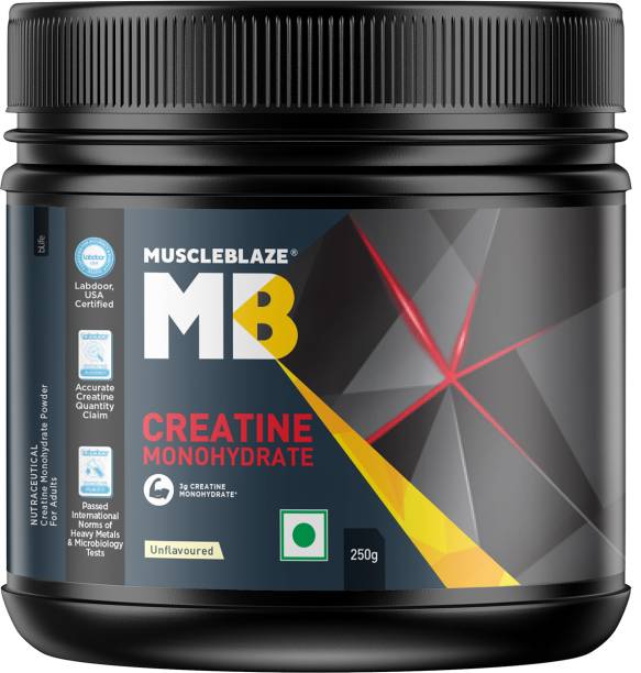 MUSCLEBLAZE Monohydrate, India's Only Labdoor USA Certified Creatine