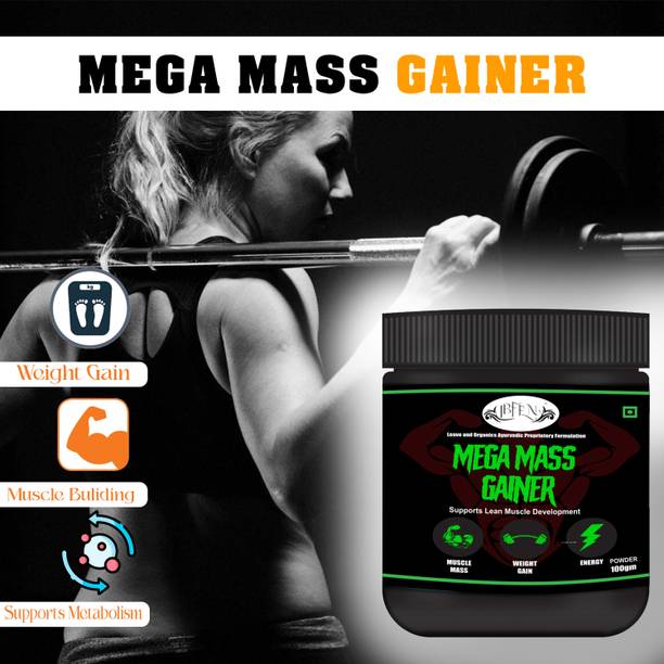 IBFEN Mega Mass Weight Gain Powder -Protein Supplement - High Protein Muscles Gainer Weight Gainers/Mass Gainers