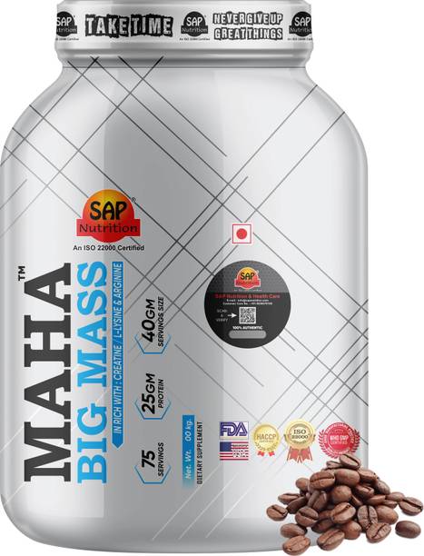 SAP Nutrition Maha Mass Quick Mass, Cuts, & Weight Gainer Weight Gainers/Mass Gainers