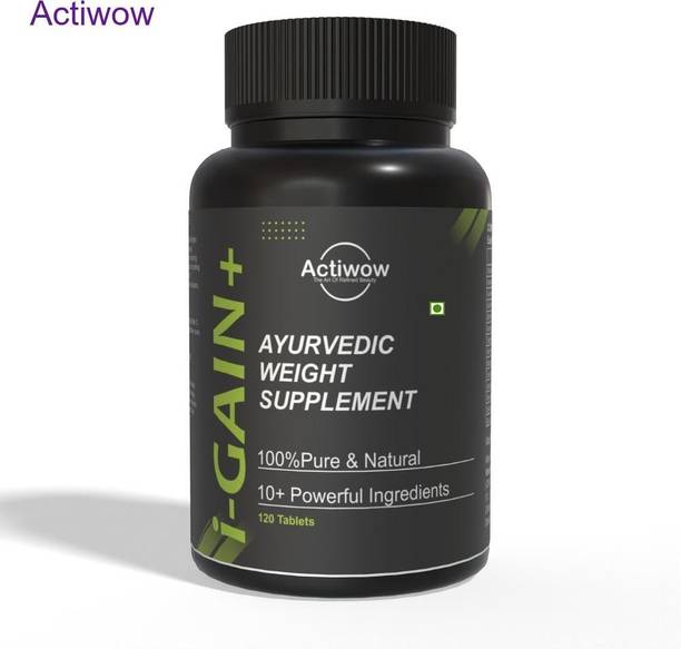 ACTIWOW i-Gain+ I Herbal Protein Gainer I Safe Formula for Mass & Muscle Gain Weight Gainers/Mass Gainers