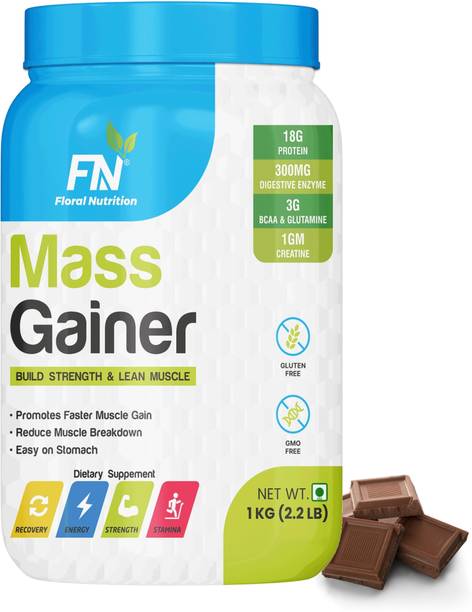 Floral Nutrition Mass Gainer with High Protein, Multivitamins for Lean Muscle Mass Gain Weight Gainers/Mass Gainers
