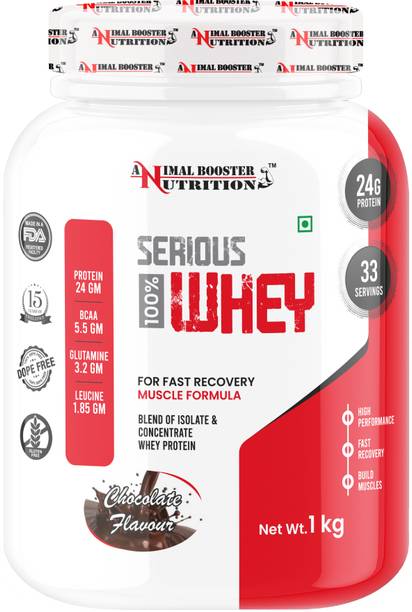 Animal Booster Nutrition Serious Whey Protein 1kg Whey Protein
