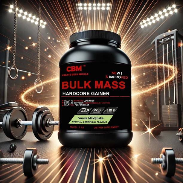 CBM Bulk Mass Protein Vanilla Milkshake 1kg Weight Gainers/Mass Gainers