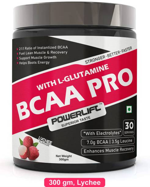 POWERLIFT BCAA Pro With Electrolyte, Reducing Muscle Breakdown & Muscle Recovery BCAA