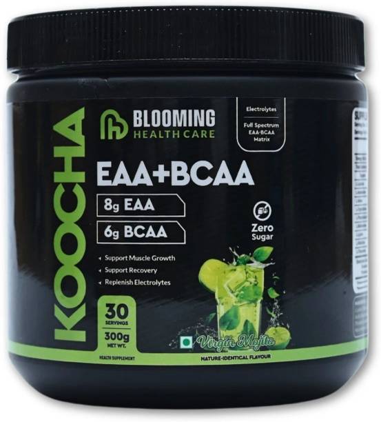BLOOMING HEALTHCARE Koocha EAA+BCAA Powder | Supports Energy, Muscle Recovery & Hydration EAA (Essential Amino Acids)