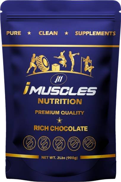 iMUSCLES NUTRITION Mass Gainer for Muscle Builder Weight Gainer Athletes for Men & Women Glutamine