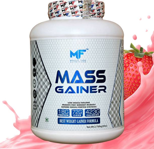 MUSCLE FABS NUTRITIONS MASS GAINER WITH SHAKER Weight Gainers/Mass Gainers