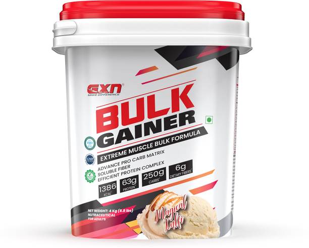 GREENEX NUTRITION Bulk Gainer High Protein and High Carb Supplement Powder | Extreme Bulk Formula Weight Gainers/Mass Gainers