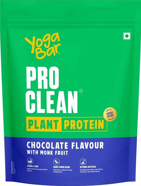 Yogabar Protien powder plant based Chocolate flavour 500g Plant-Based Protein