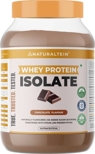 NATURALTEIN Whey Isolate 1kg Chocolate | 24g Protein | Natural & Clean Whey Protein