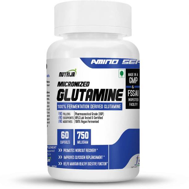NutriJa GLUTAMINE-750MG-CAPSULES-60 Glutamine