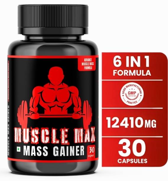 DIVYA SHAKTI AYURVEDA Muscle Max - Advance Formulation for Weight Gain & Mass Gain, Protein Supplement Weight Gainers/Mass Gainers