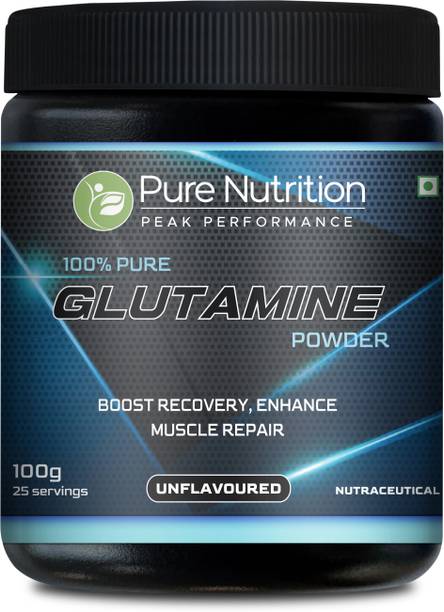 Pure Nutrition Glutamine Powder Post Workout Supplement Amino Acid for Muscle Growth & Recovery EAA (Essential Amino Acids)
