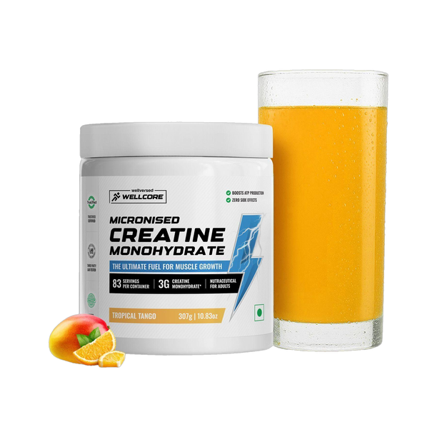 Wellcore Micronised Creatine Monohydrate | Lab Tested | Enhanced Absorption | 100% Pure Creatine
