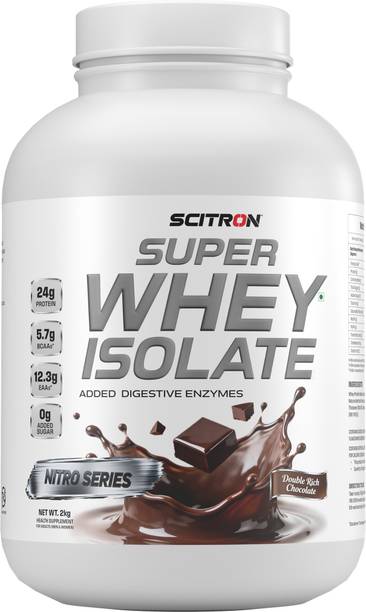 Scitron Super Whey Isolate Protein Powder | Serving 24g Whey Protein