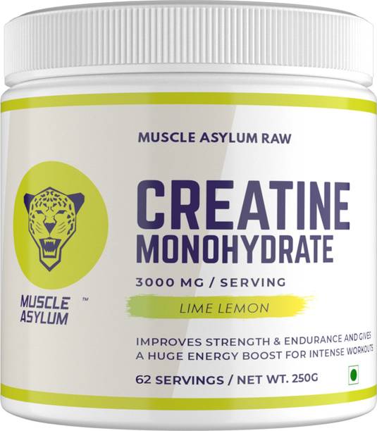 Muscle Asylum Creatine Monohydrate Powder - 50 Servings Creatine