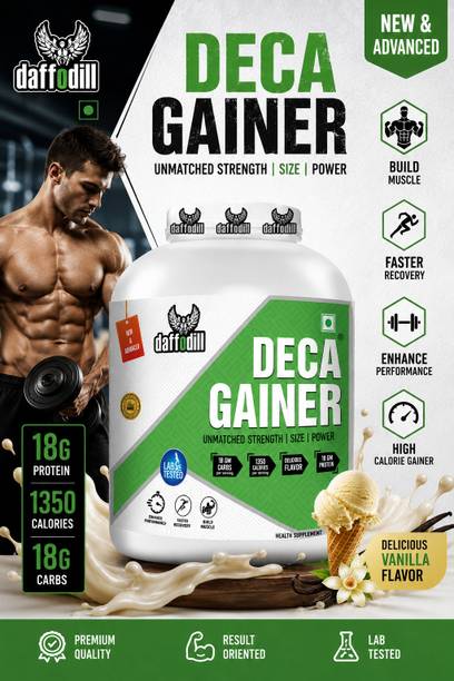 DAFFODIL HEALTHCARE New Advanced Deca Gainer Muscle Building Nutrition Premium Weight Gainer Weight Gainers/Mass Gainers
