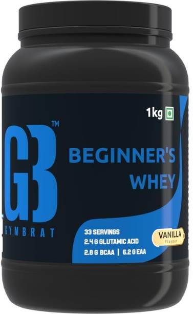 GymBrat Beginner Whey Powder, 12 g per Scoop, 33 Servings | Lab Tested Whey Protein