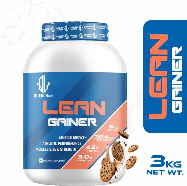QUENCHLABZ Lean Gainer | Build Muscle and Stay Lean with Expert Nutrition Weight Gainers/Mass Gainers