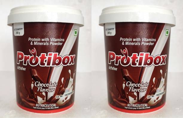 PROTIBOX Protein Powder Vitamin B12 Calcium Iron Energy Nutrition Weight Muscle Wellness Protein Blends