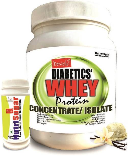 DEVELO Diabetic Whey Protein Powder Health & Nutrition Drink Whey Protein