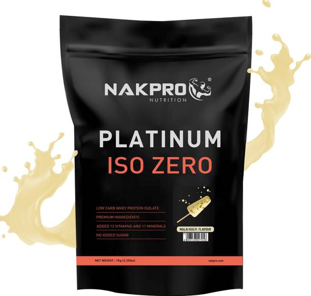 Nakpro Platinum ISO Zero | Whey Protein Isolate Enhances Muscle Growth & Recovery, Whey Protein