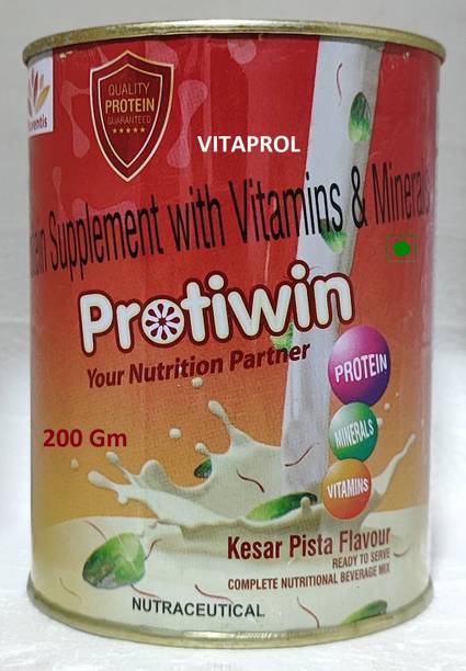 VITAPROL Protiwin Protein Powder Vitamin B12 Iron Energy Weight Gain Nutrition Growth Protein Blends