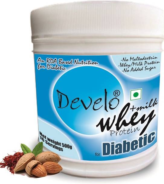 DEVELO Diabetic Protein Powder – Sugar Free Whey Supplement for Diabetes Care/Nutrition Whey Protein