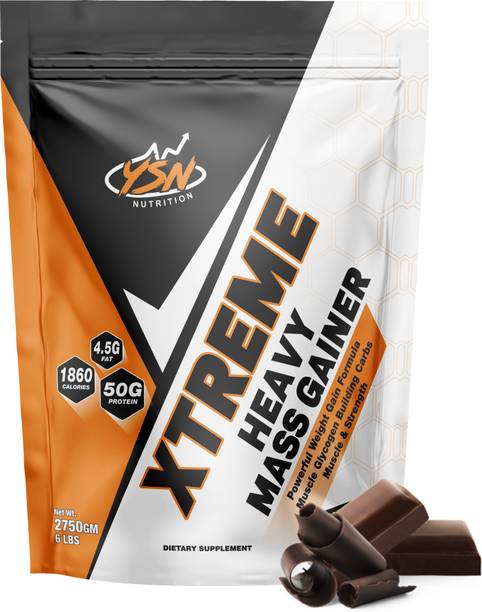 YSN NUTRITION Xtreme Mass Gainer (High Protein Weight Gainer) 6LBS Weight Gainers/Mass Gainers