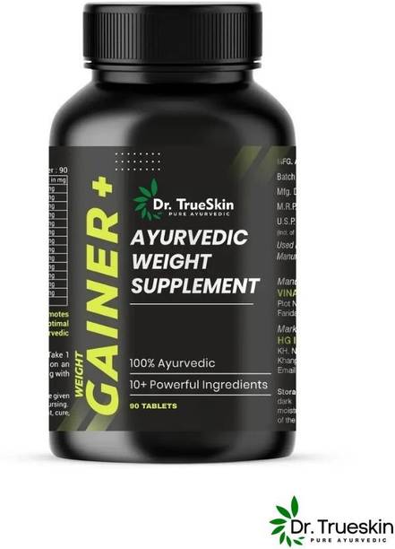Dr.TrueSkin Weight Gainer+ Mass Builder for Men Weight Gainers/Mass Gainers