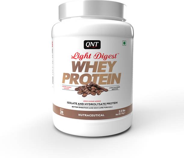 QNT Light Digest | Best Hydrolyzed Whey Protein for Muscle Building with Skin Care Whey Protein