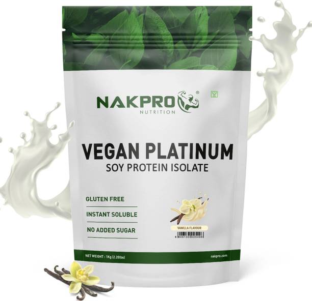 Nakpro Vegan Soy Protein Isolate 90% | Plant Protein Supplement Powder - 30 Serving