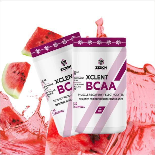 Zedon Nutrition XCLENT BCAA Powder For Electrolytes & Muscle Recovery Drink with Amino Acids BCAA