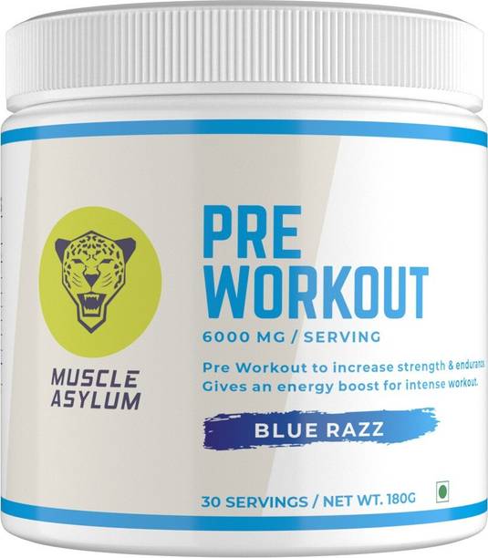 Muscle Asylum Muscle AsylumPre-Workout - 30 Servings, 180gm BCAA