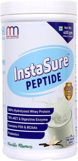 INSTASURE Peptide 100% Hydrolysed Whey Protein Vanilla flavour Protein Shake