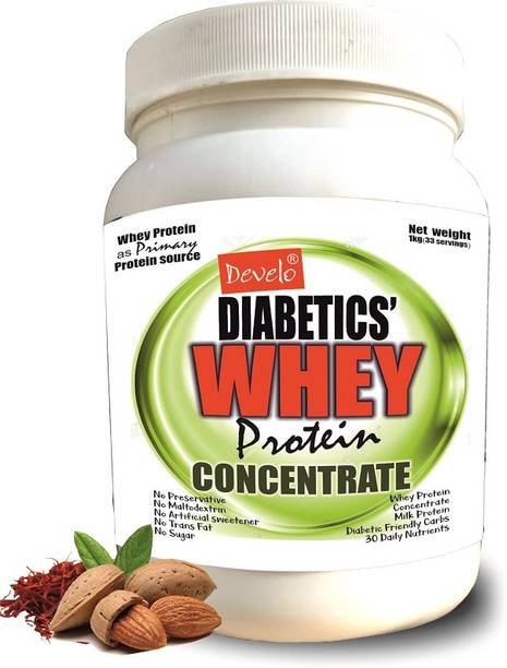 DEVELO Whey protein for diabetics sugar free protein powder for diabetes care Whey Protein