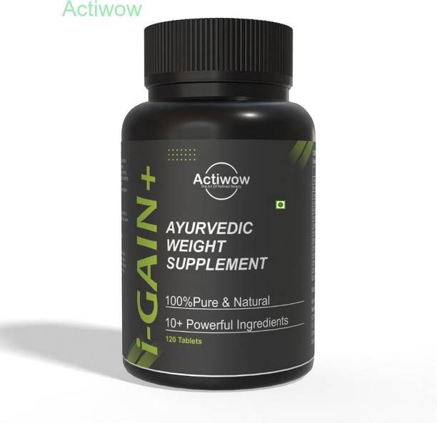 ACTIWOW i-Gain+ I Organic Muscle Gainer I Supports Healthy Weight Gain Weight Gainers/Mass Gainers