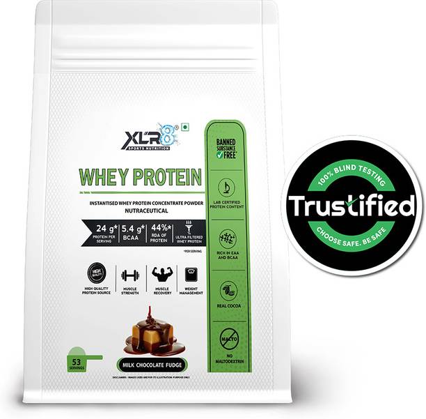 XLR8 Whey Protein with 24 g protein, 5.4 g BCAA Whey Protein