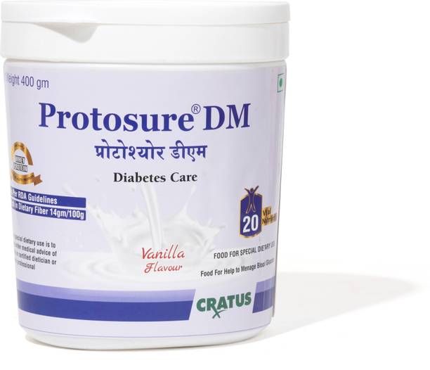 CRATUS Protosure DM Support Diabetics Help Improves Insulin Rich in Vitamins&Minerals Whey Protein