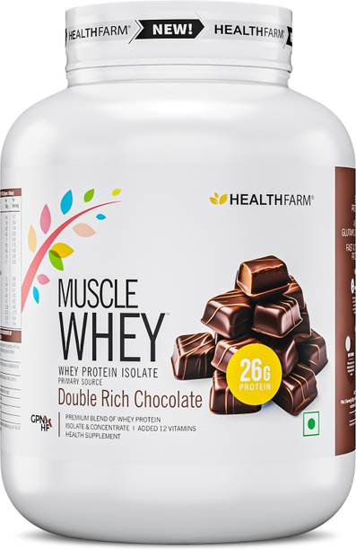 HEALTHFARM Muscle Whey Protein , 26g Protein Per Serving Whey Protein