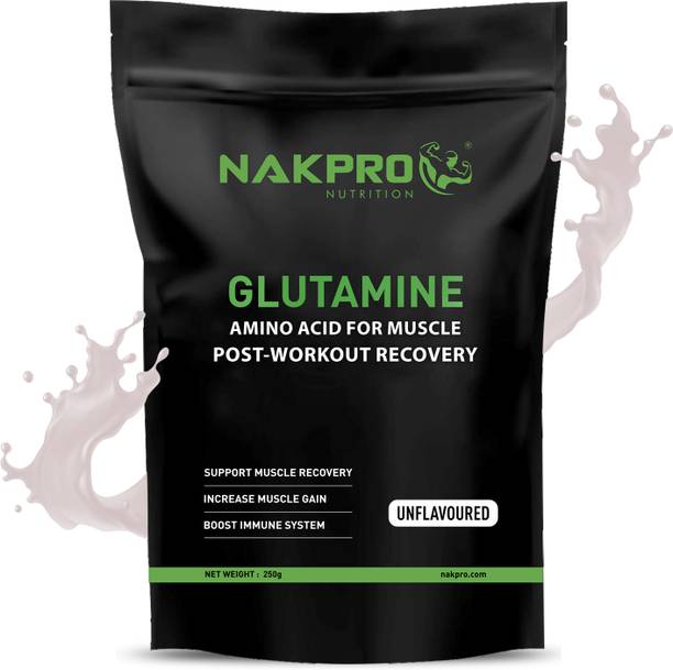 Nakpro L-Glutamine Powder ,Post Workout Muscle Recovery & Healthy Immune Supplement Glutamine